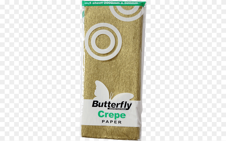 Butterfly Crepe Paper Folds Gold Paper Bag, Home Decor Png