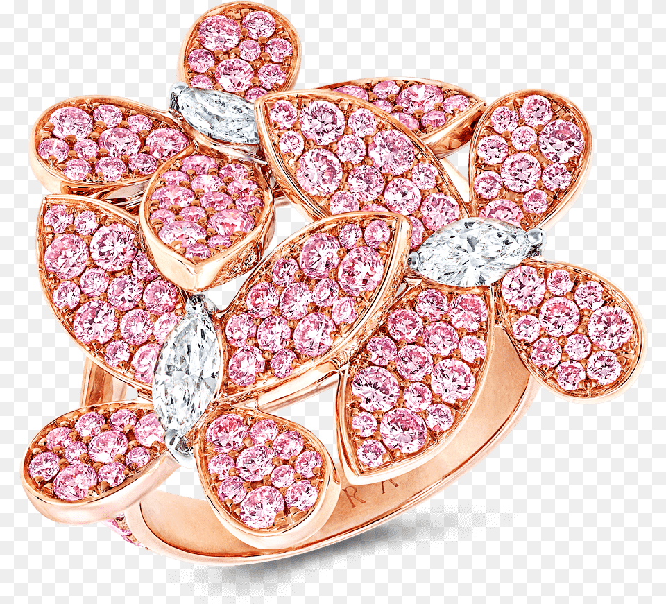 Butterfly Diamond Ring Pink, Accessories, Gemstone, Jewelry, Earring Png Image