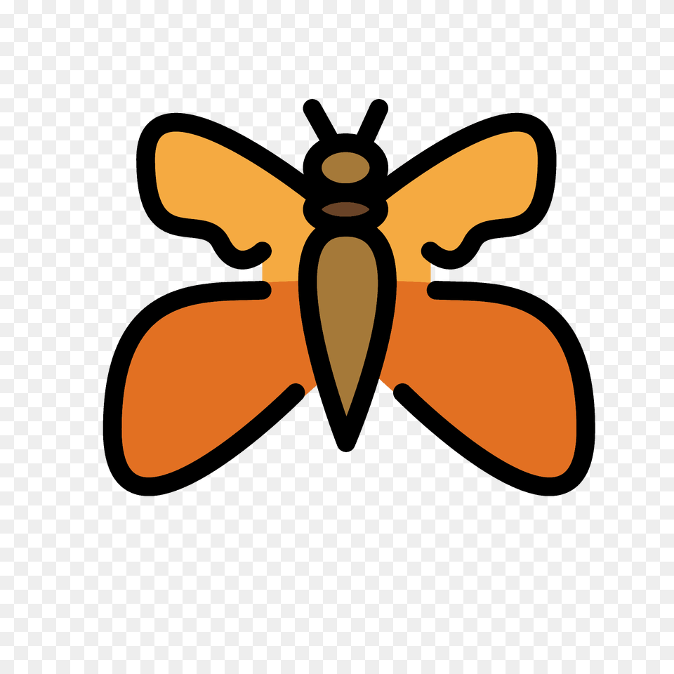 Butterfly Emoji Clipart, Animal, Bee, Insect, Invertebrate Png