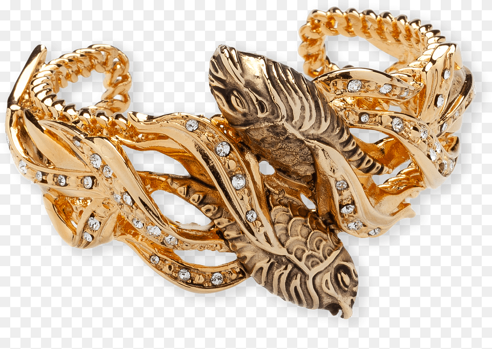 Butterfly Fish Gold Bracelet, Accessories, Jewelry, Ornament, Bride Free Png