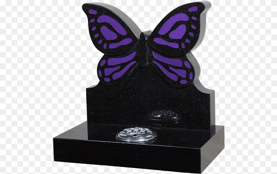 Butterfly Headstone Small Butterfly Headstone, Gravestone, Tomb Free Transparent Png