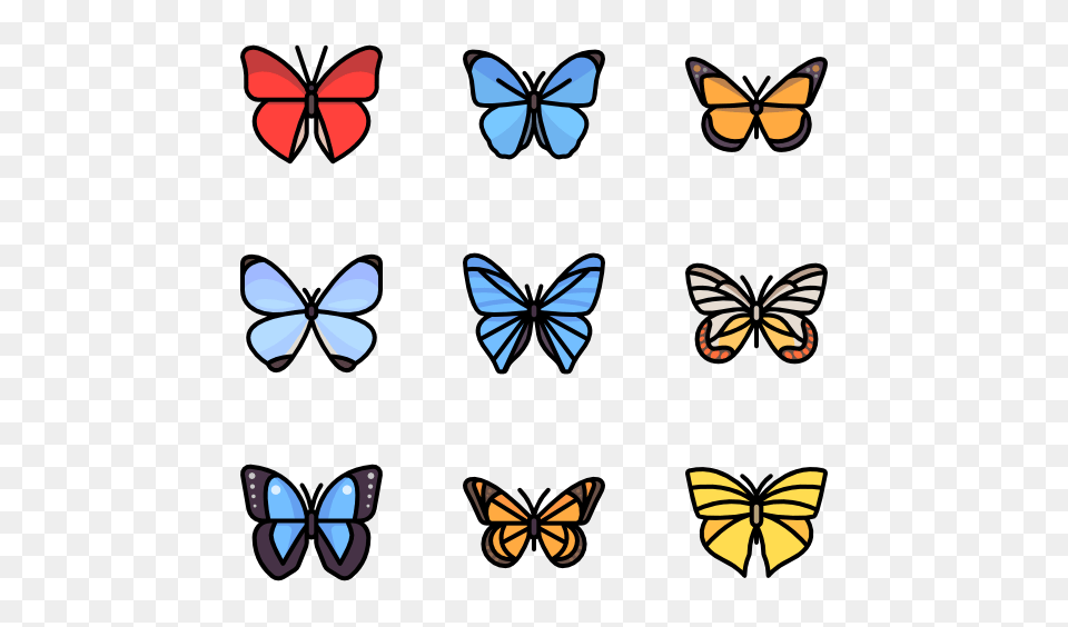 Butterfly Icons, Animal, Insect, Invertebrate Png Image