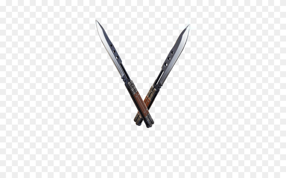 Butterfly Knives Butterfly Knives Fortnite, Sword, Weapon, Blade, Dagger Png Image