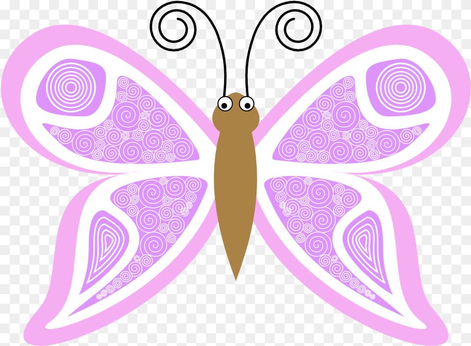 Butterfly Kp 8 999px 239 Cartoon Flowers And Butterflies, Animal, Bird, Purple Free Png Download