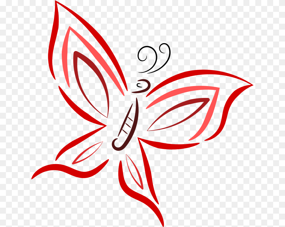 Butterfly Line Art Kupu Kupu Gambar Dekoratif, Plant, Flower, Graphics, Accessories Free Png
