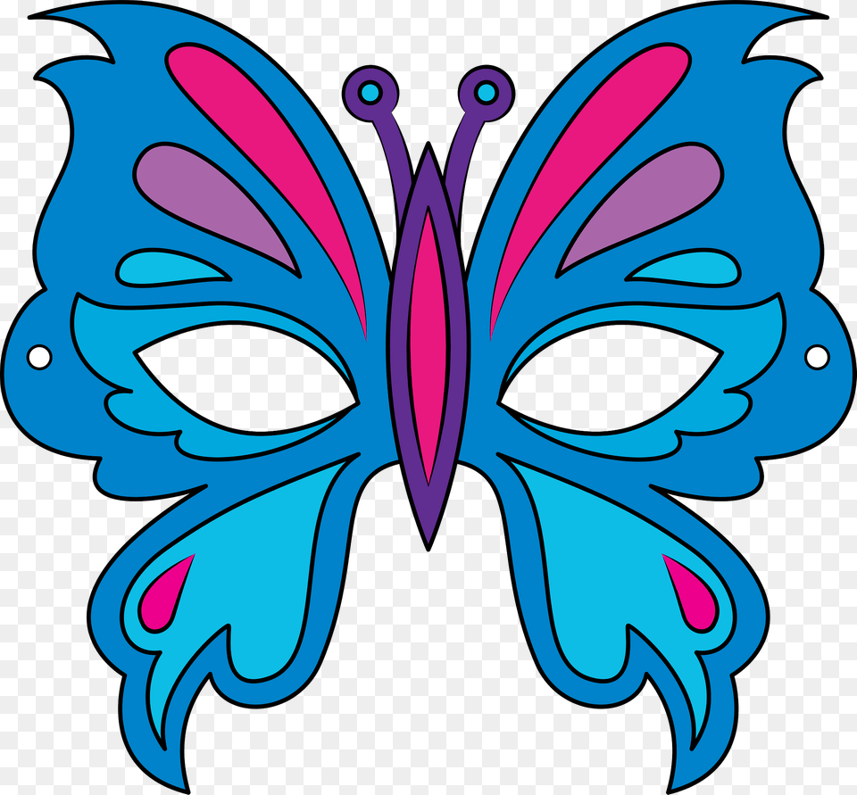Butterfly Mask Clipart, Art, Graphics, Crowd, Person Free Png Download