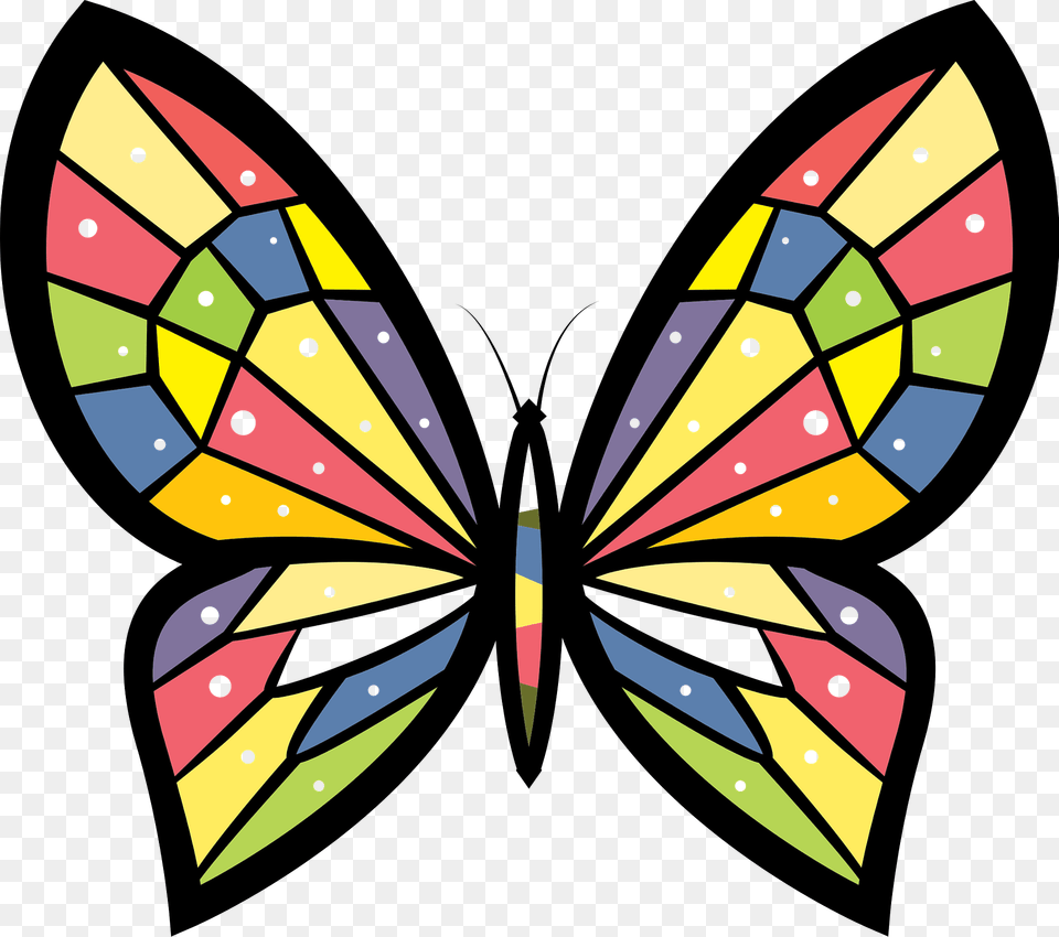 Butterfly Mosaic Clipart, Art, Graphics, Animal, Insect Free Png