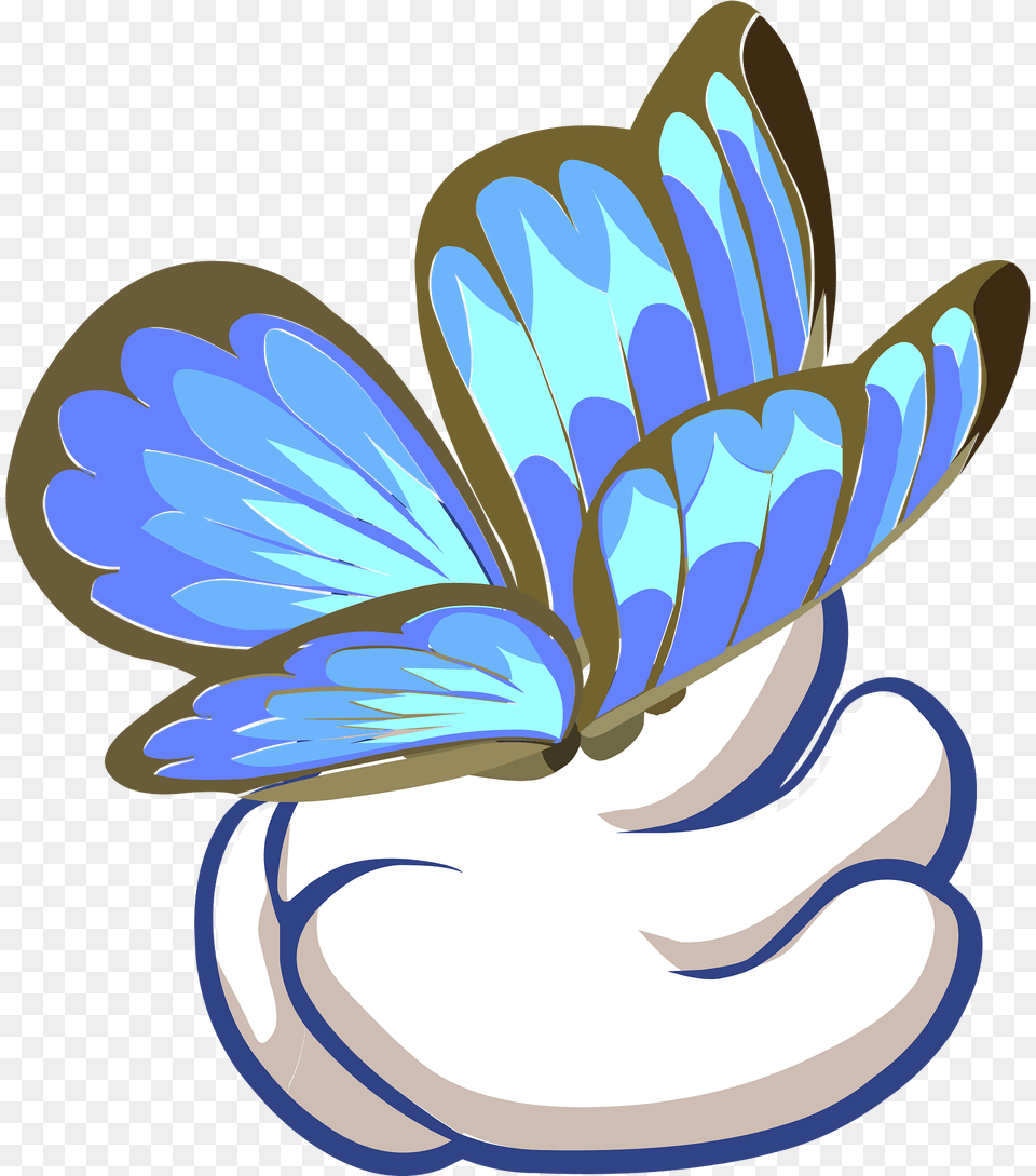 Butterfly On Hand Clipart, Animal, Bird, Jay, Blue Jay Free Transparent Png