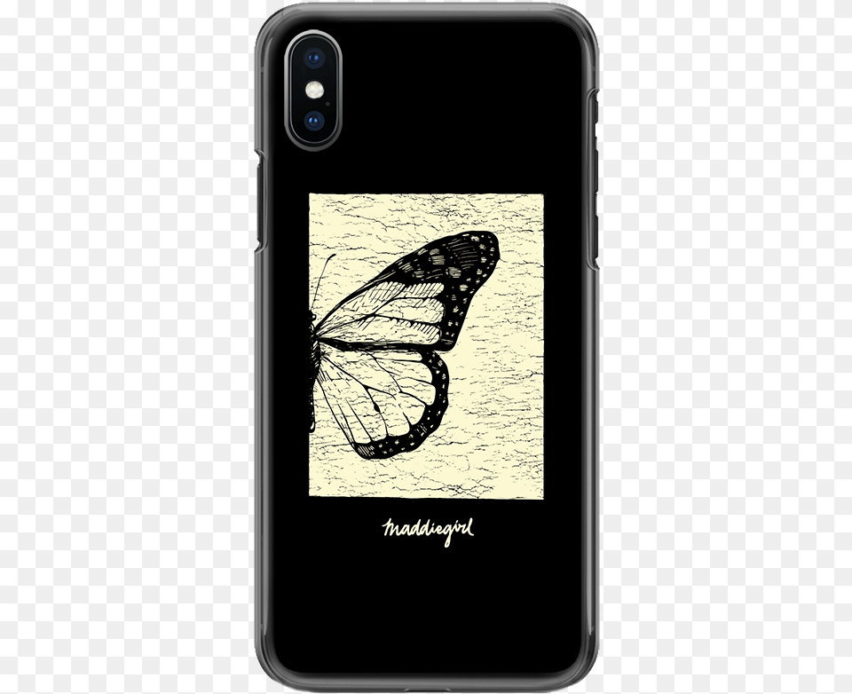 Butterfly Phone Case By Maddie Zieglerclass Lazyload, Electronics, Mobile Phone, Animal, Bird Free Transparent Png