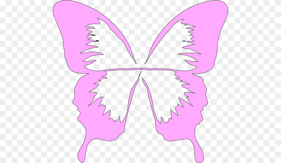Butterfly Pink Butterfly Wings Clipart, Purple, Flower, Plant, Iris Free Png