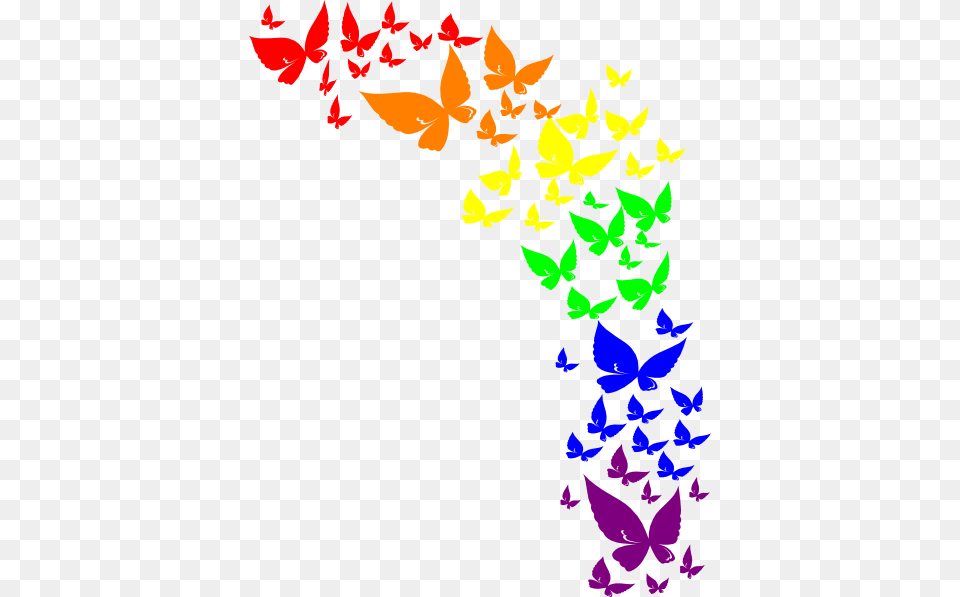 Butterfly Rainbow Butterfly Clip Art, Floral Design, Graphics, Leaf, Pattern Png