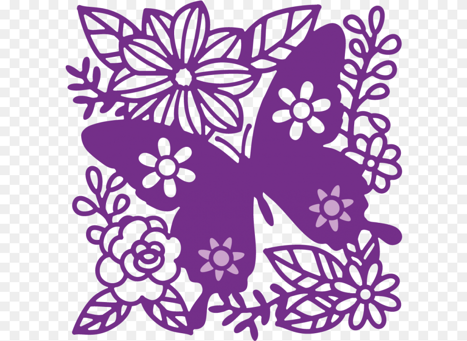 Butterfly Silhouette, Purple, Pattern, Art, Floral Design Png