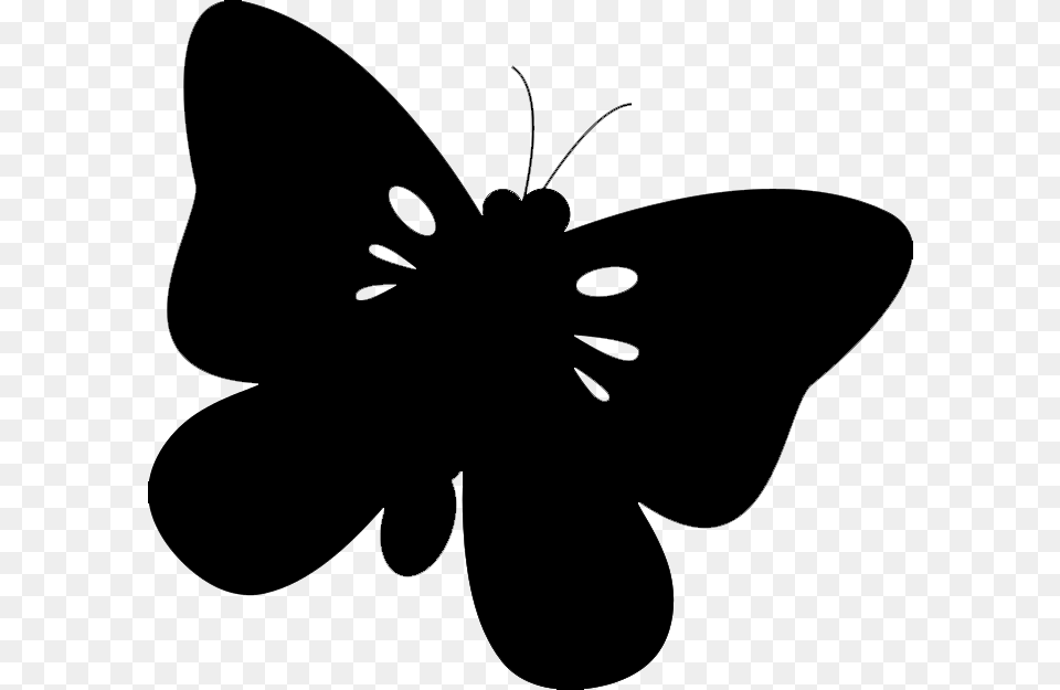 Butterfly Silhouette, Cross, Symbol, Lighting Free Png