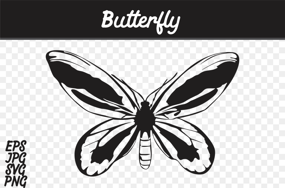 Butterfly Silhouette Svg Vector Image Graphic By Arief Batik Mega Mendung Vector, Stencil, Animal, Bee, Insect Free Png