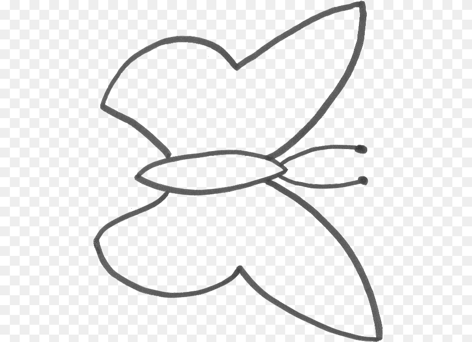 Butterfly Template Clipart Best Oyle Kalakaari Co, Stencil, Bow, Weapon, Symbol Free Png