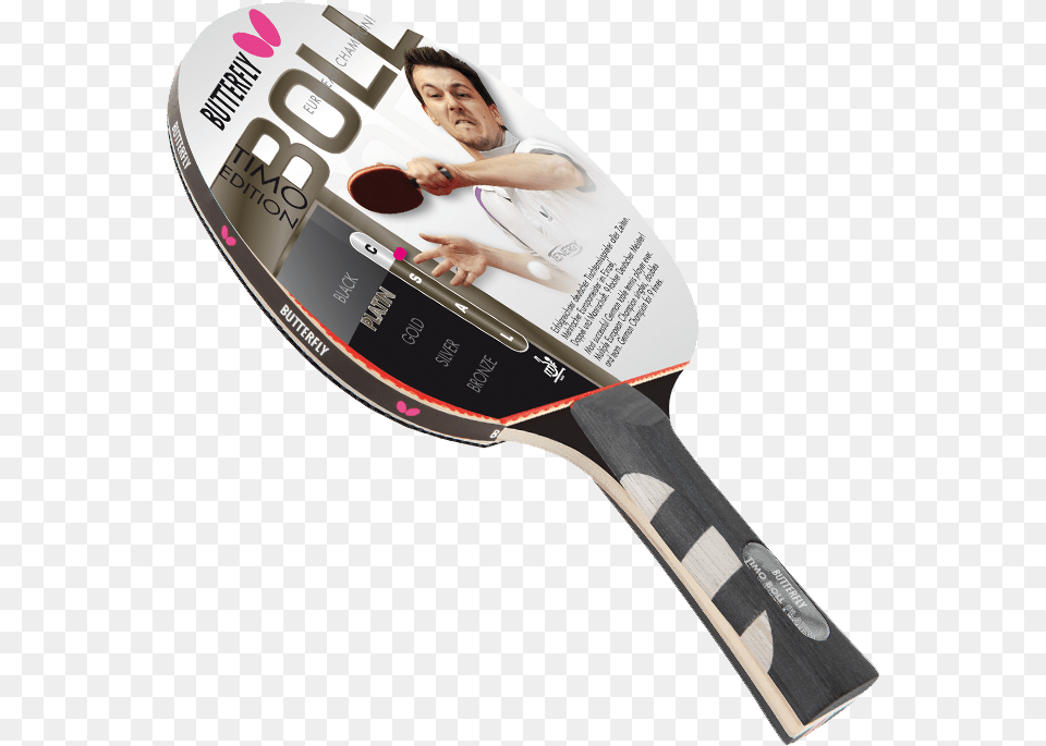 Butterfly Timo Boll Silver, Tennis Racket, Tennis, Sport, Racket Png