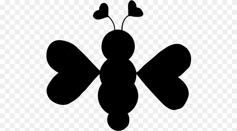 Butterfly Transparent, Silhouette, Animal, Bee, Insect Free Png