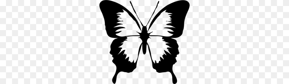 Butterfly Vector, Stencil, Silhouette, Bow, Weapon Free Transparent Png