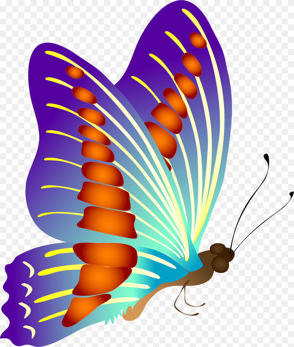 Butterfly Vector, Animal, Invertebrate, Insect, Wasp Free Png
