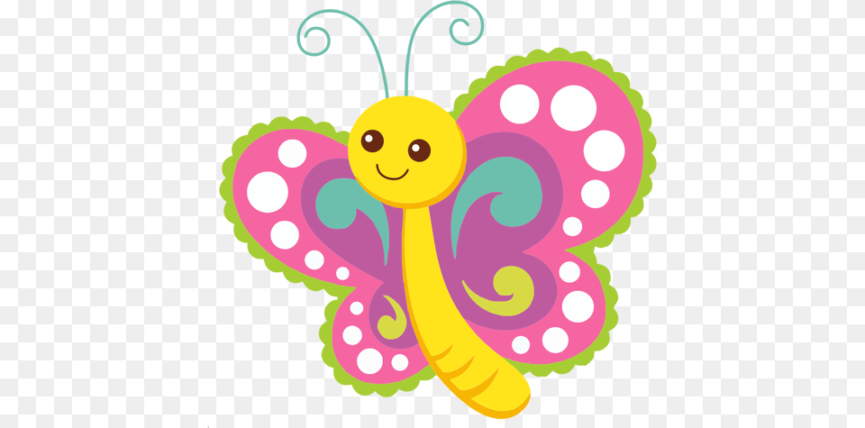 Butterfly Vector Clip Art, Rattle, Toy, Applique, Pattern Free Png Download