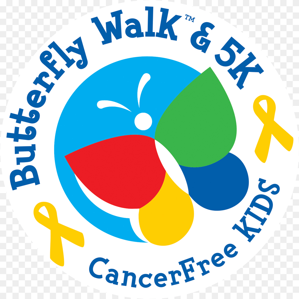 Butterfly Walk For Cancerfree Kids, Logo Free Transparent Png