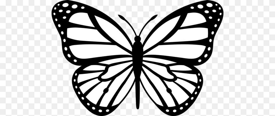 Butterfly With Dots Tattoo, Animal, Insect, Invertebrate Free Png Download
