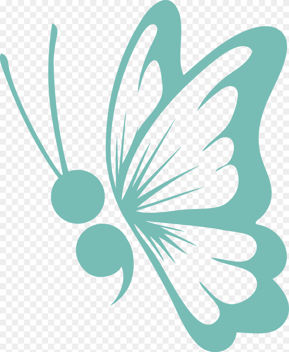 Butterfly With Semicolon Svg, Art, Graphics, Floral Design, Pattern Free Transparent Png