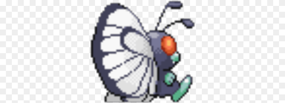 Butterfree Back Sprite Roblox Metapod, Animal, Butterfly, Insect, Invertebrate Free Png