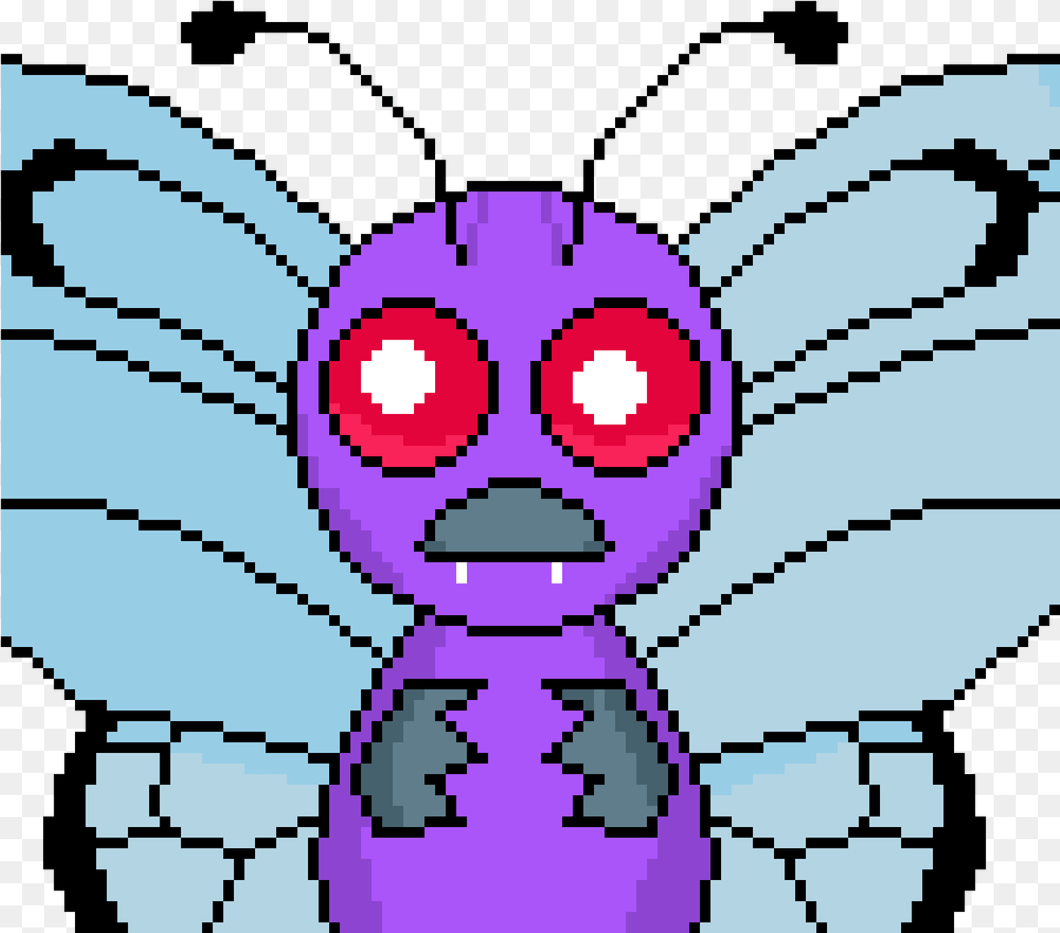 Butterfree Cartoon, Purple, Face, Head, Person Free Png Download