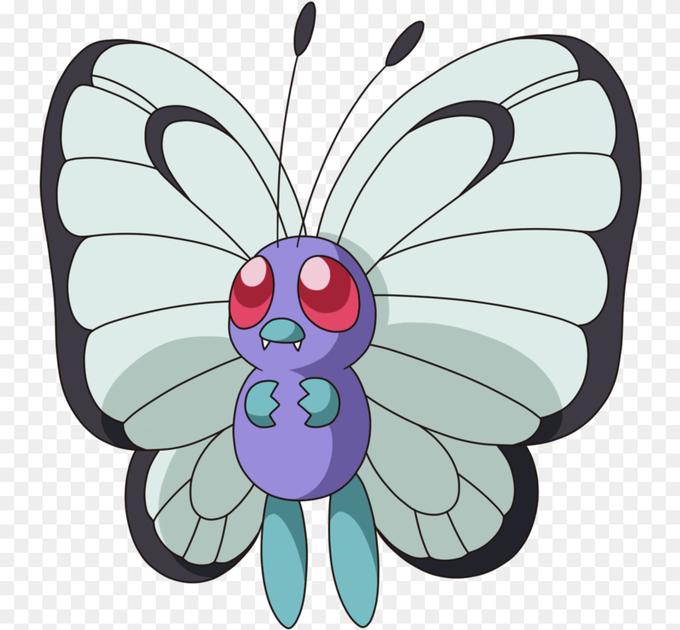 Butterfree Female Vs Male Butterfree, Animal Png Image