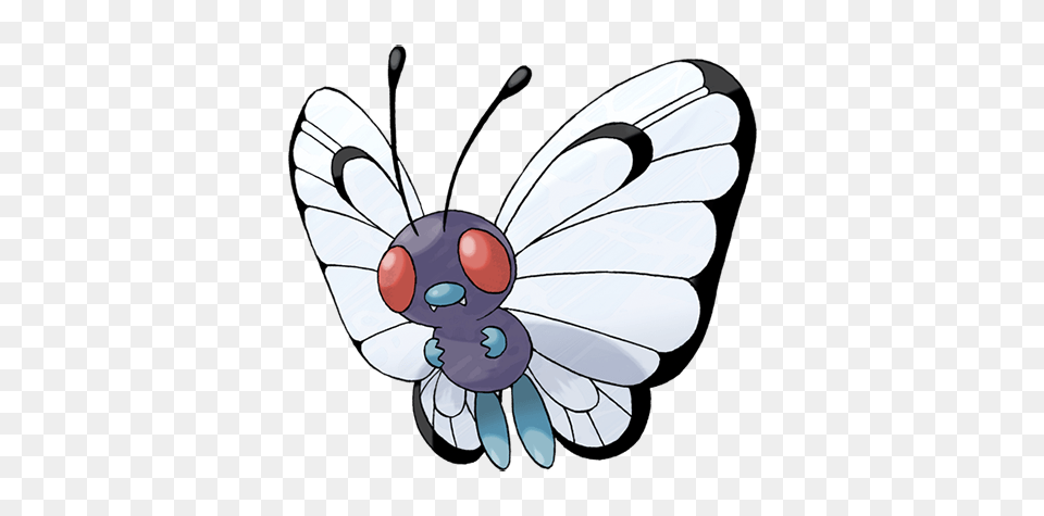 Butterfree Pokemon, Animal, Bee, Wasp, Insect Free Png