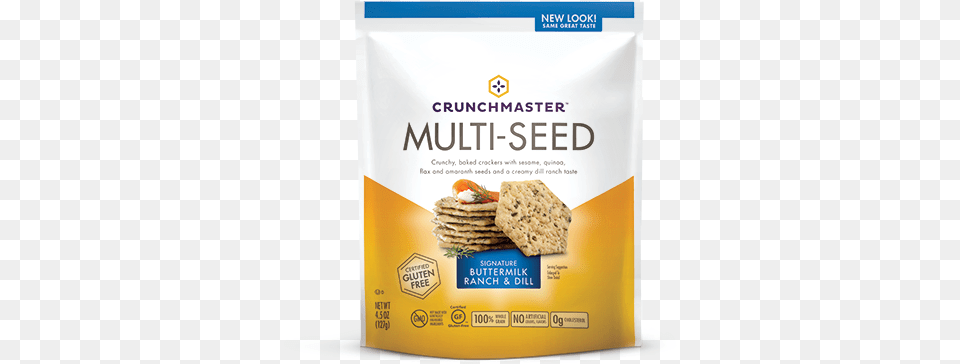 Buttermilk Ranch Amp Dill Crunchmaster Multi Seed Crackers, Bread, Cracker, Food Png