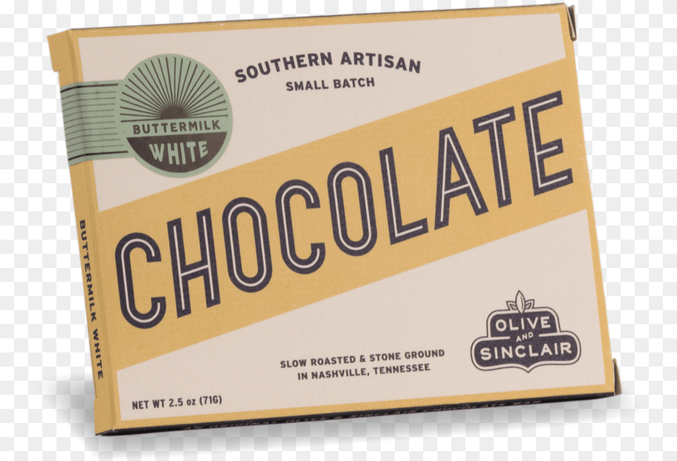 Buttermilk White Chocolate Bar, Book, Publication, Box Free Transparent Png