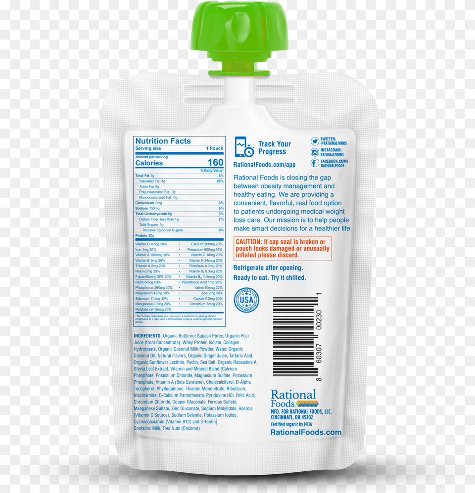 Butternut Squash Pear Amp Ginger Plastic Bottle, Lotion Png Image