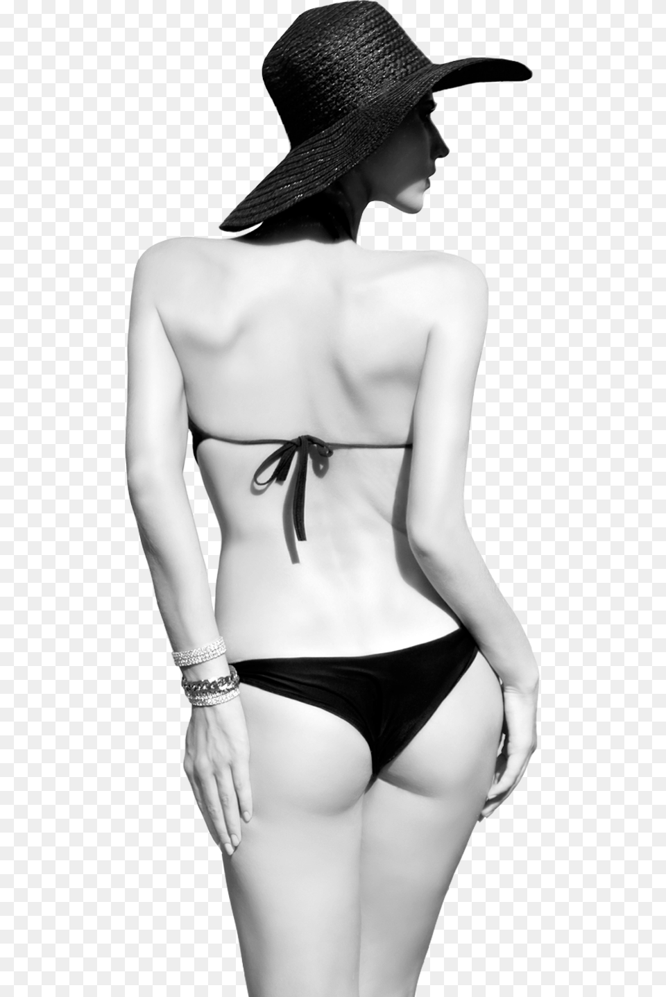 Buttock Augmentation, Adult, Swimwear, Sun Hat, Person Png Image