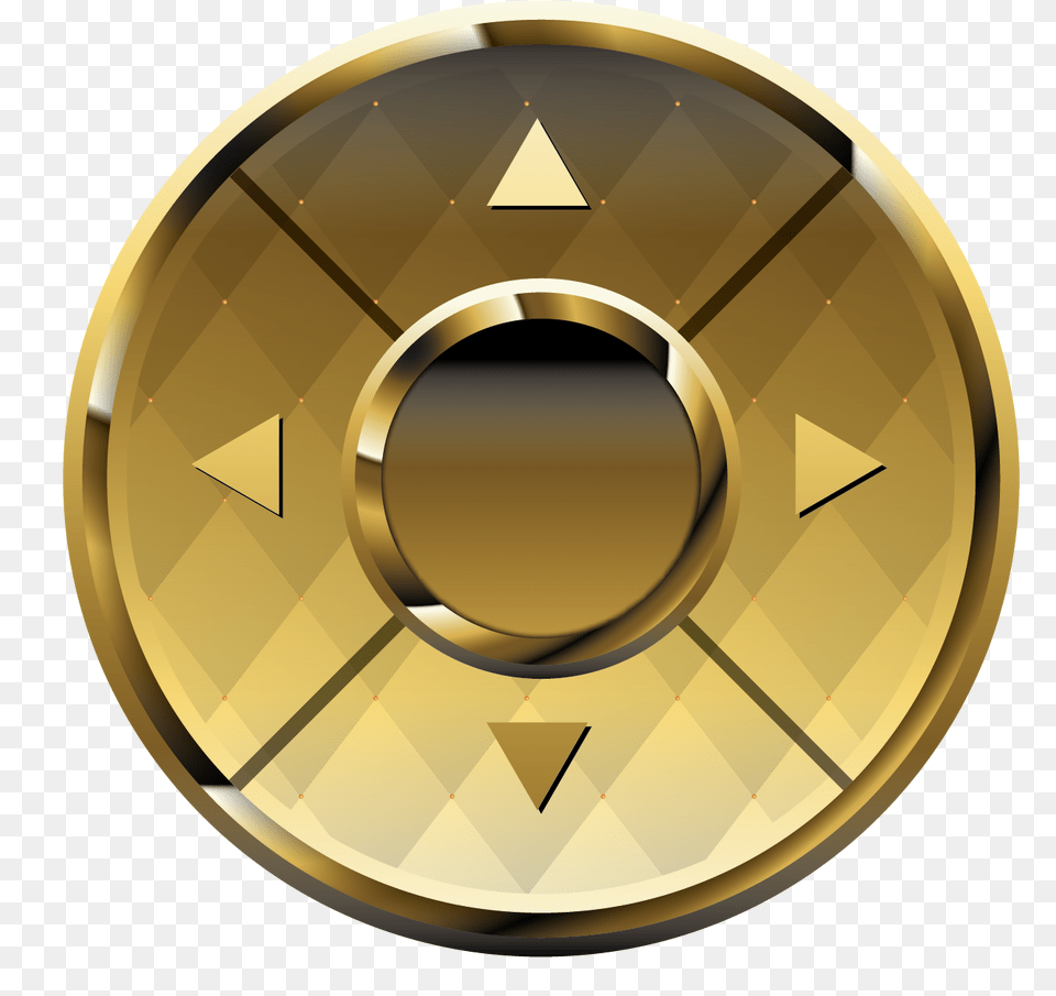 Button, Gold, Armor, Disk Png Image