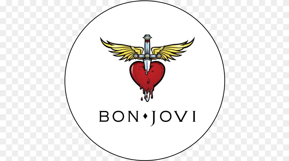 Button Bon Jovi Logo De Bon Jovi, Symbol, Emblem Free Png Download