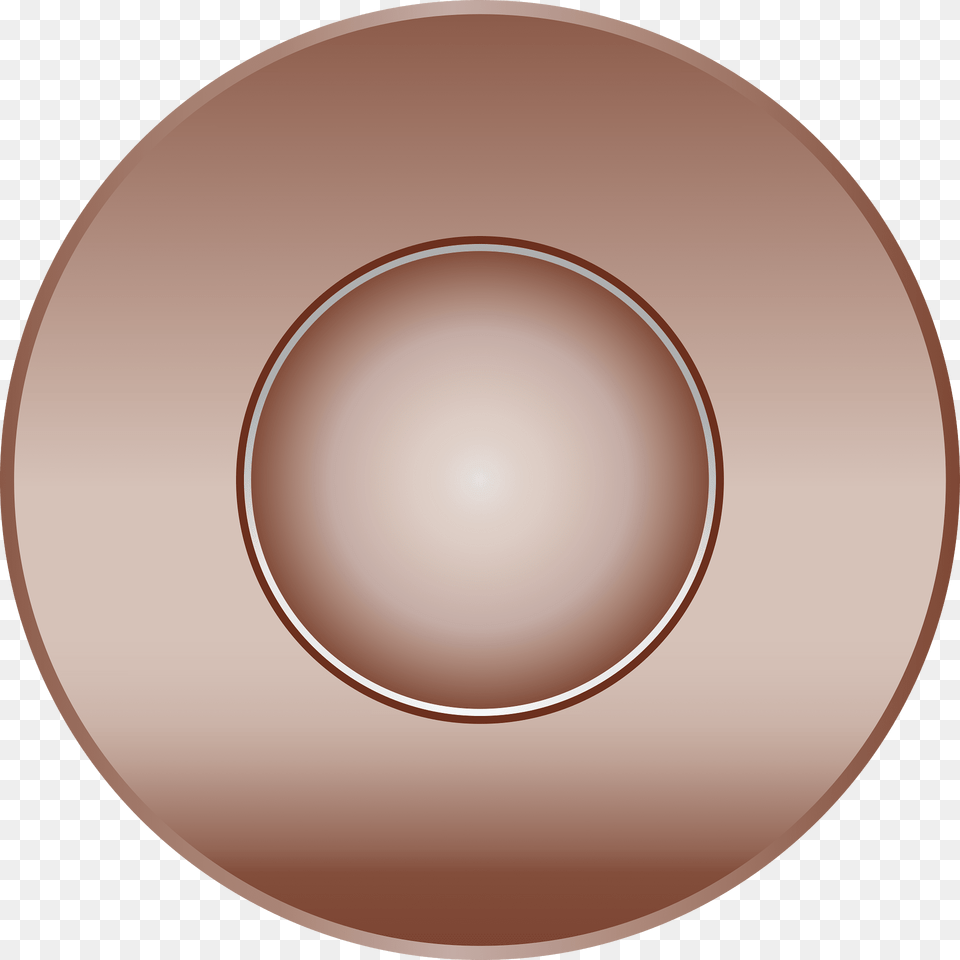 Button Clipart, Armor, Shield, Sphere, Bronze Free Png