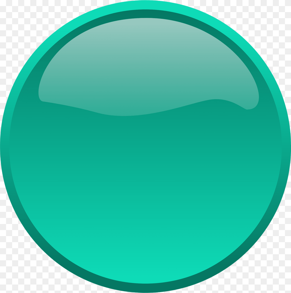 Button Clipart, Sphere, Turquoise Free Png Download
