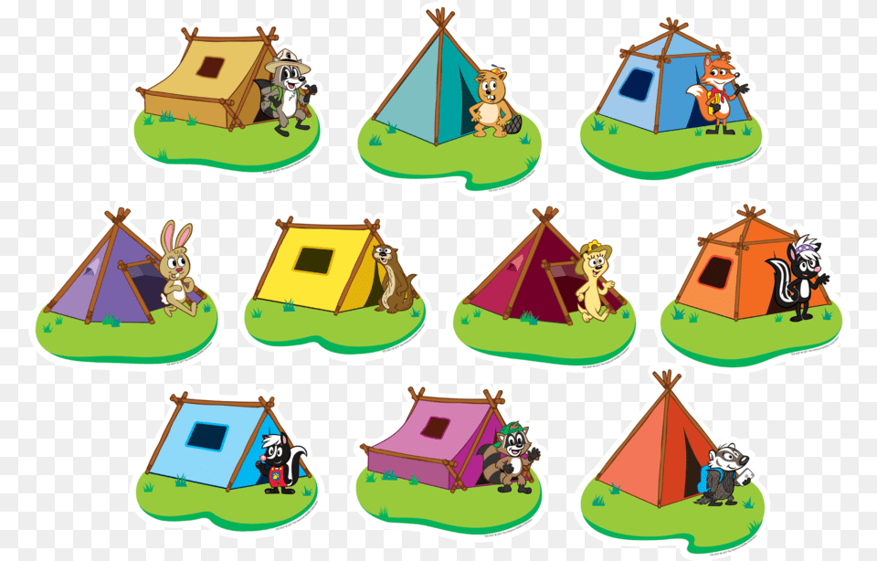 Button Clipart Pete The Cat, Outdoors, Camping, Tent, Person Free Png