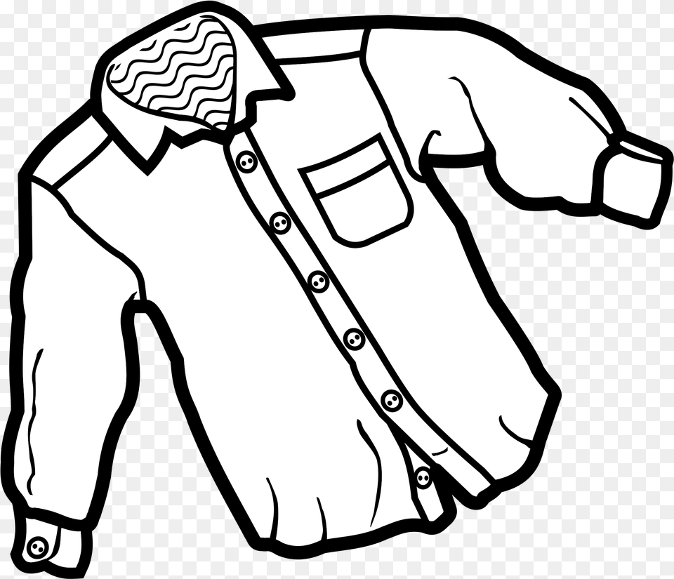Button Down Shirt Clipart Shirt Clipart, Accessories, Clothing, Formal Wear, Long Sleeve Free Png Download