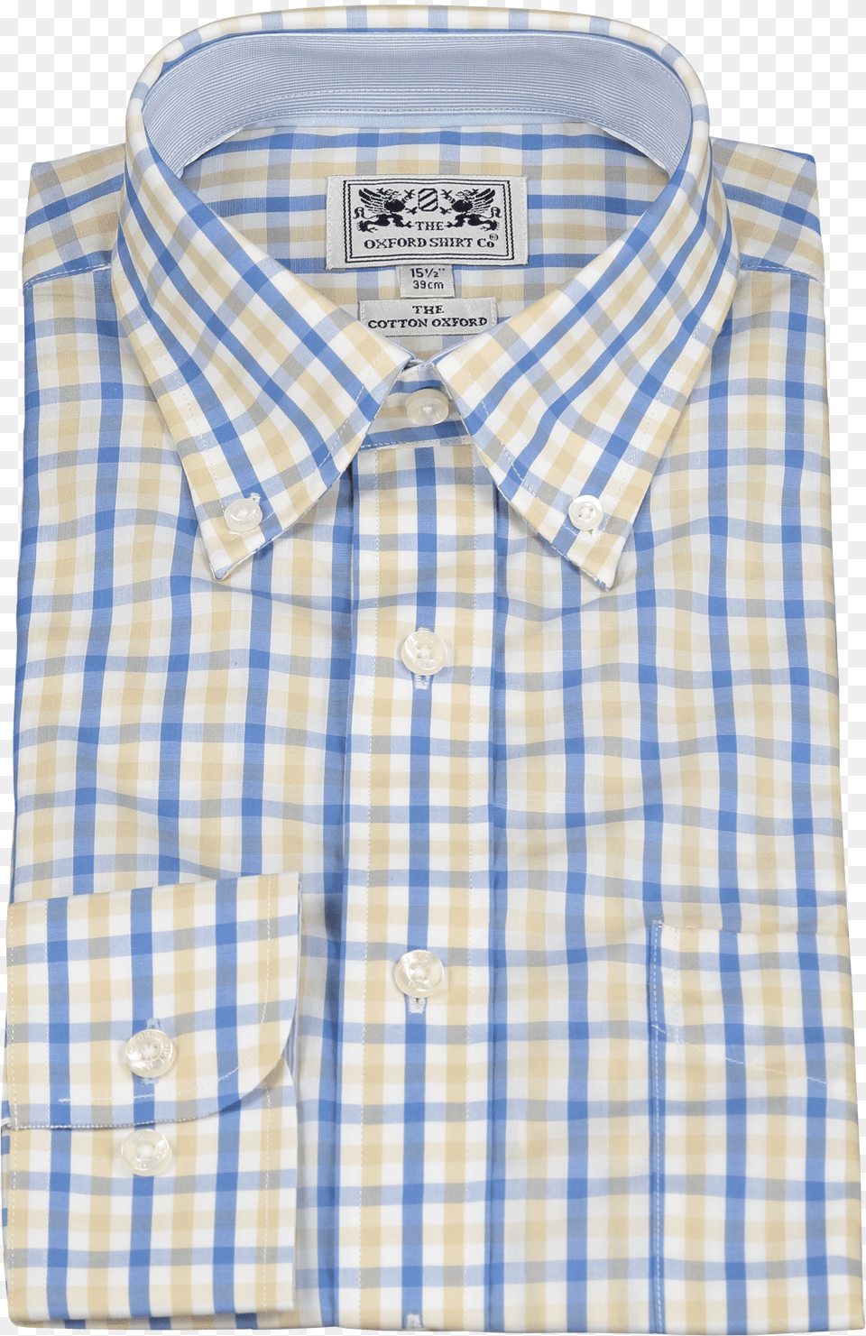 Button Down Shirt In Gold And Blue Check Minot39s Ledge Light Free Png