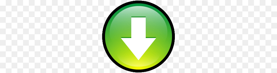 Button Download Icon Soft Scraps Iconset Hopstarter, Green, Disk, Symbol, Logo Png Image