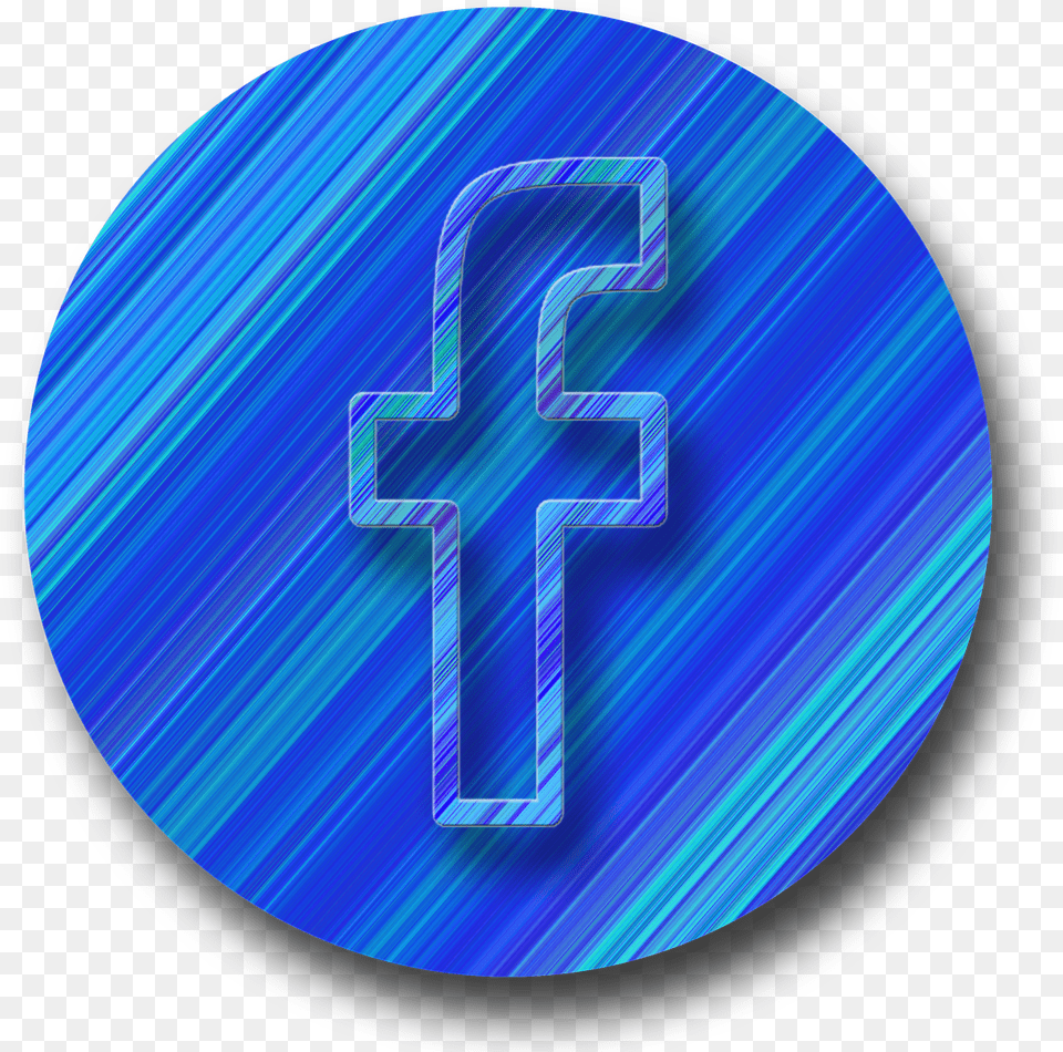 Button Facebook Icon Network Social Symbol Cross, Chandelier, Lamp Free Png Download