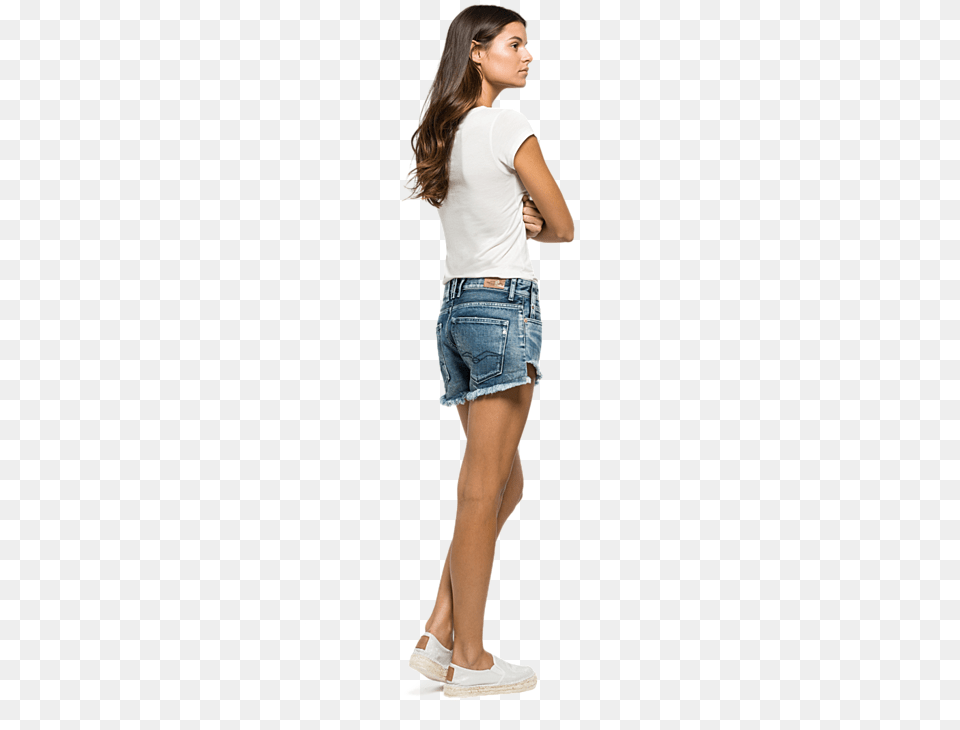 Button Fly Shorts Girl, Clothing, Miniskirt, Skirt, Female Free Png