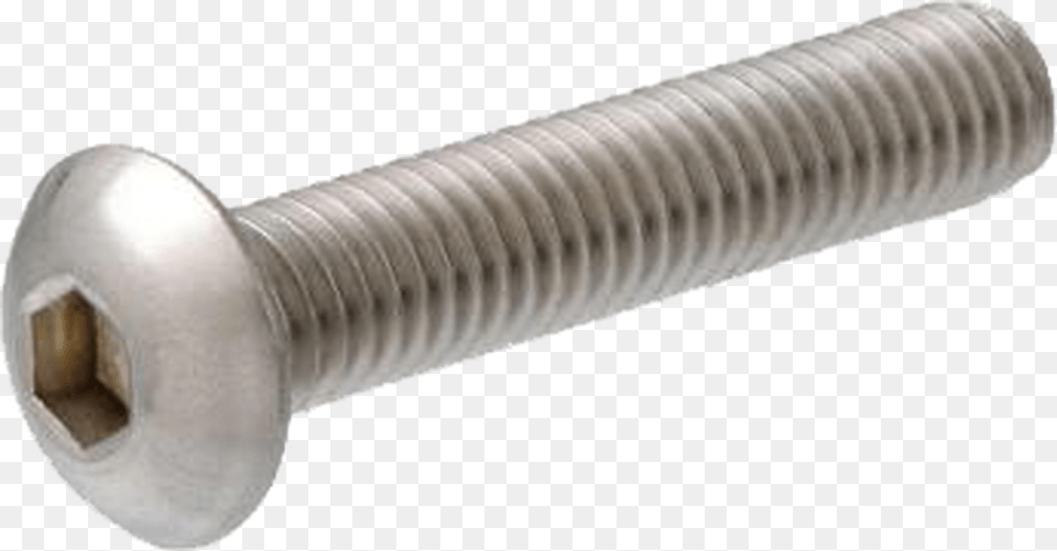Button Head Socket Cap Screw 716 14 X 1 Stainless Hex Socket Button Head Cap Screw, Machine, Smoke Pipe Free Png