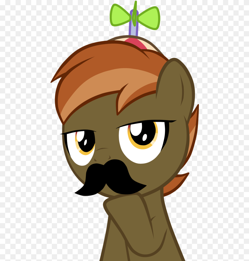 Button Mash Moustache Vector By Strachattack D6x9bbi Button Mash My Little Pony, Baby, Person, Cartoon Png Image