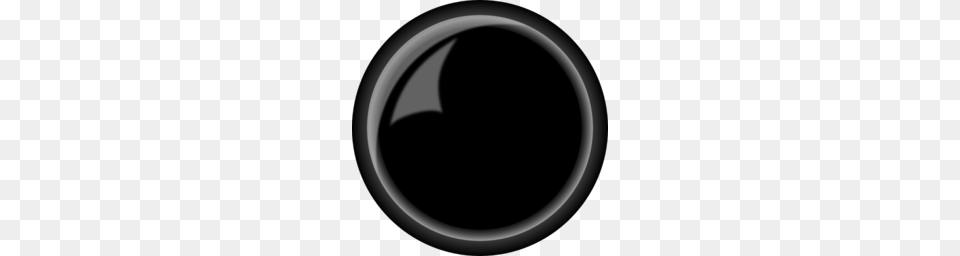Button Round Shiny Black Clipart, Sphere, Disk Png