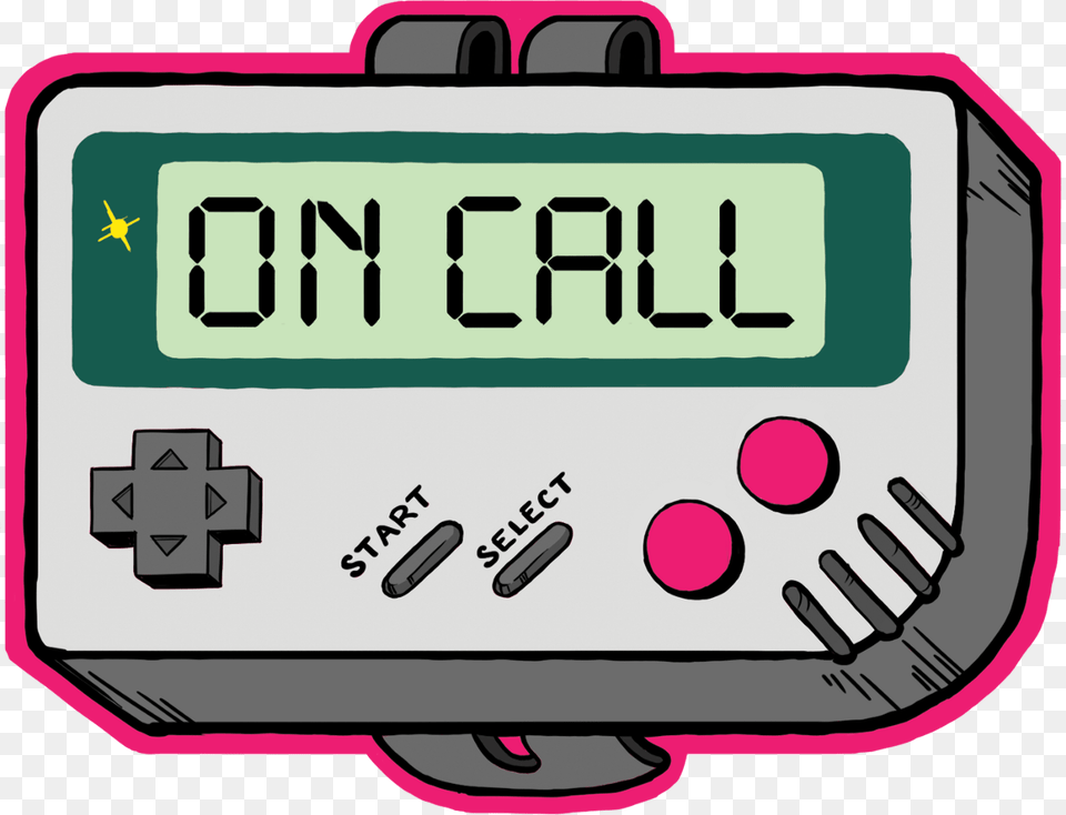 Button S On Call Sticker Designed By Cori Huang Clipart, Computer Hardware, Electronics, Hardware, Monitor Png