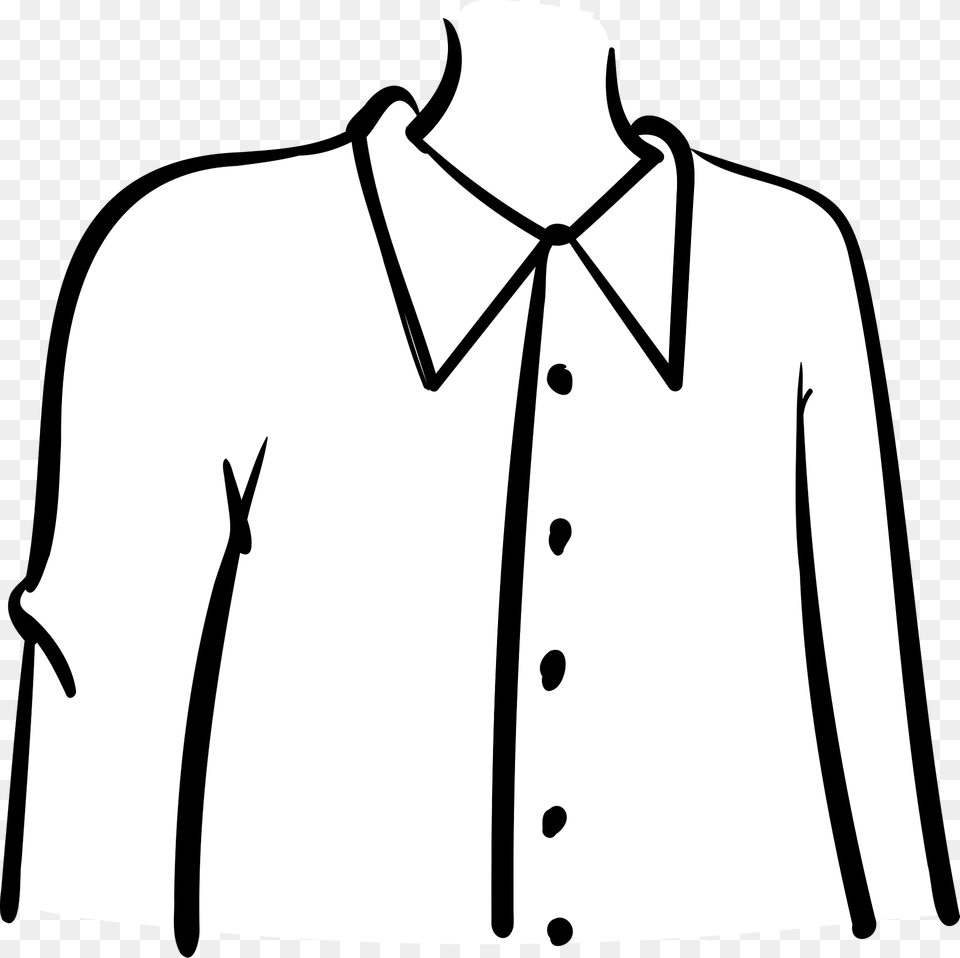 Button Shirt Clipart, Clothing, Blouse, Accessories, Tie Free Png Download